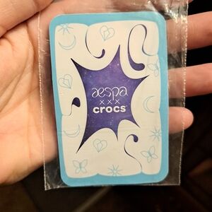 SOLD!! Aespa Crocs photocard